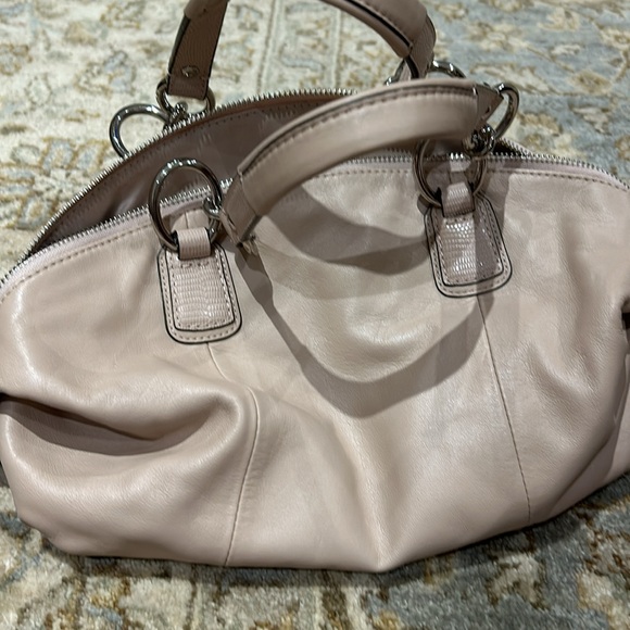 Coach Kristin domed satchel in soft Blush leather - Picture 3 of 7